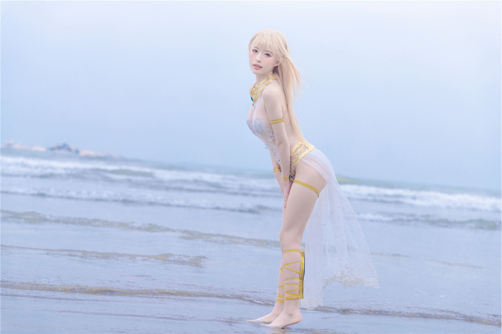 Shimizu Yuai - NO.025 Mary Rose - White swimsuit(33)